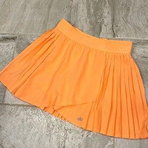 Alo Pleated Skirt (Orange)
